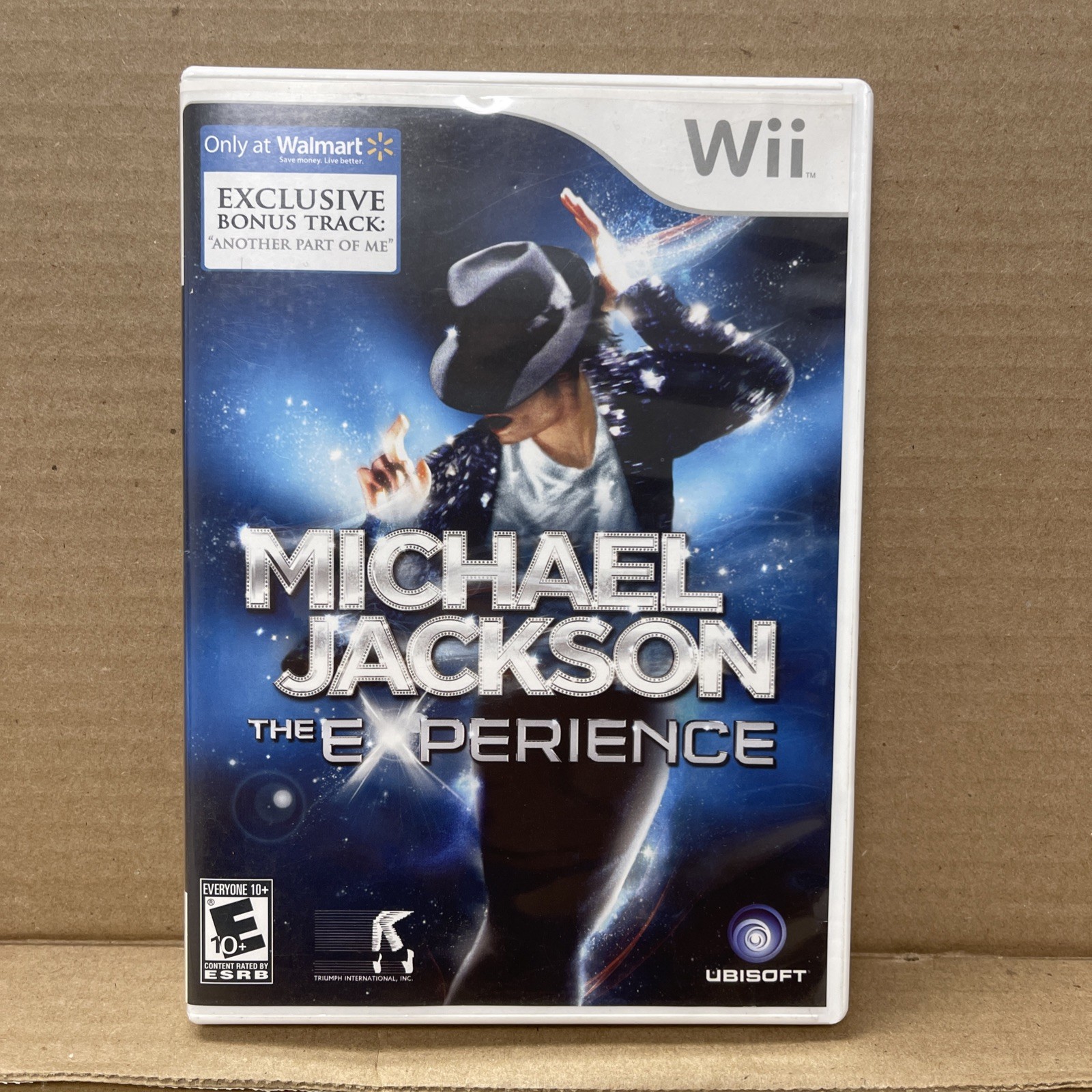 Wii Michael Jackson The Experience Game- Ubisoft- With Case And Instructions
