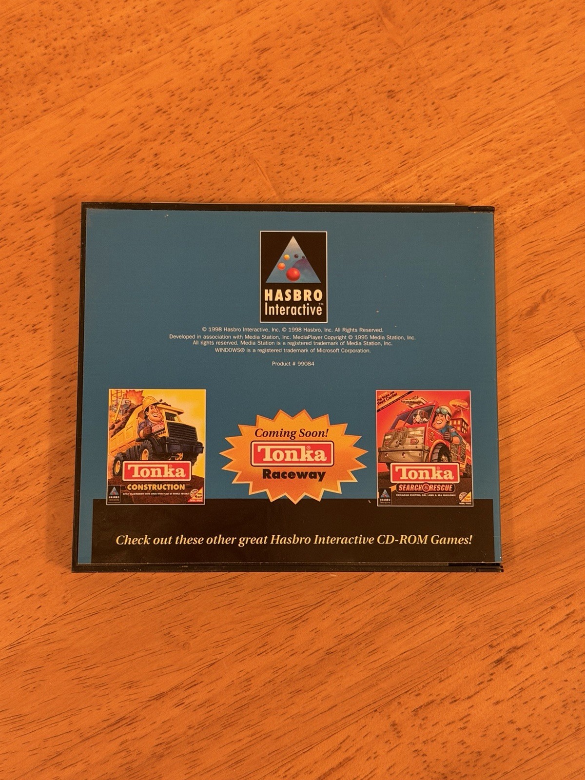 Hasbro interactive “Tonka Garage” (PC, 1998) CD-ROM Game Manual Included