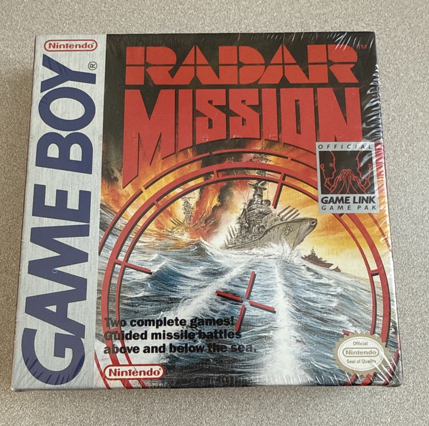 Radar Mission Nintendo Game Boy 1990 New In Box Factory Sealed