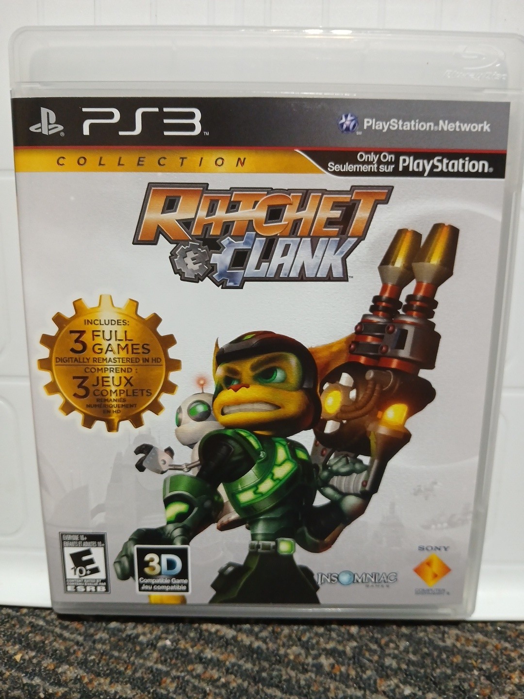 Ratchet & Clank Collection (Sony PlayStation 3, 2012) PS3 In Case Tested Working