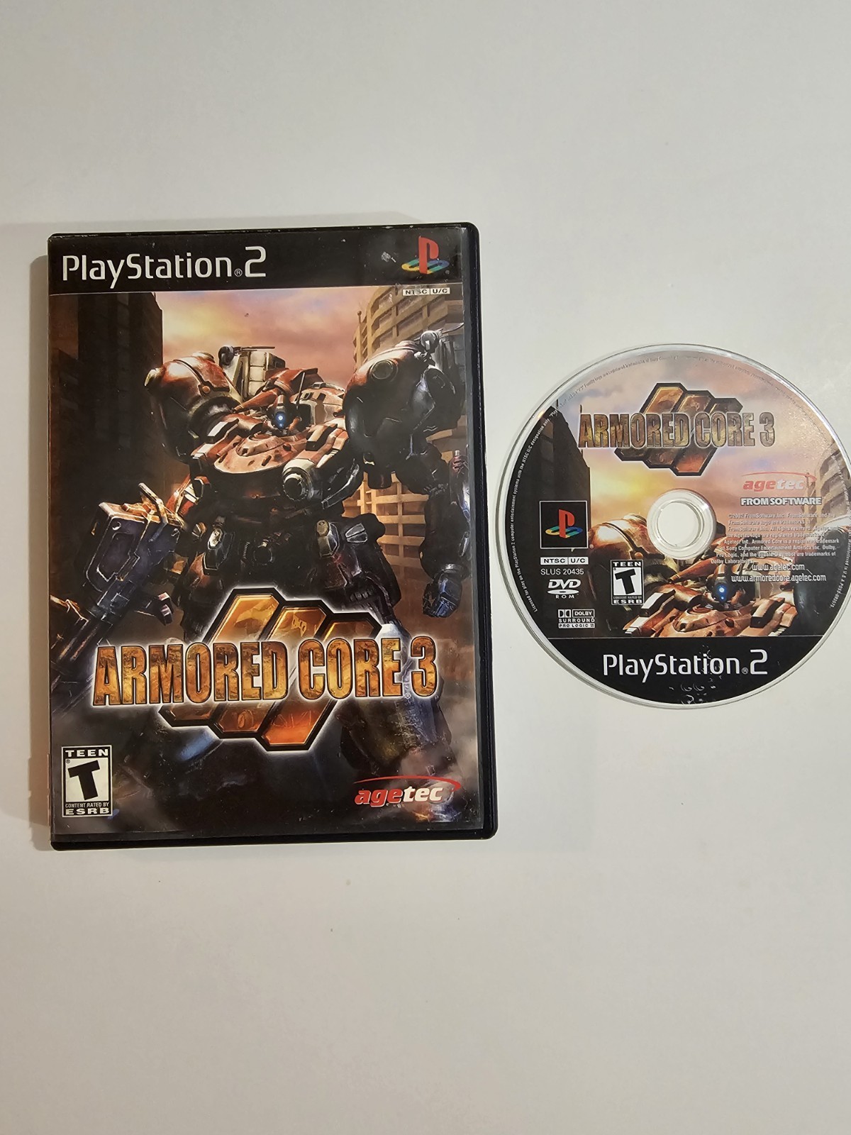 Armored Core 3 2002 Sony PlayStation 2 No Manual
