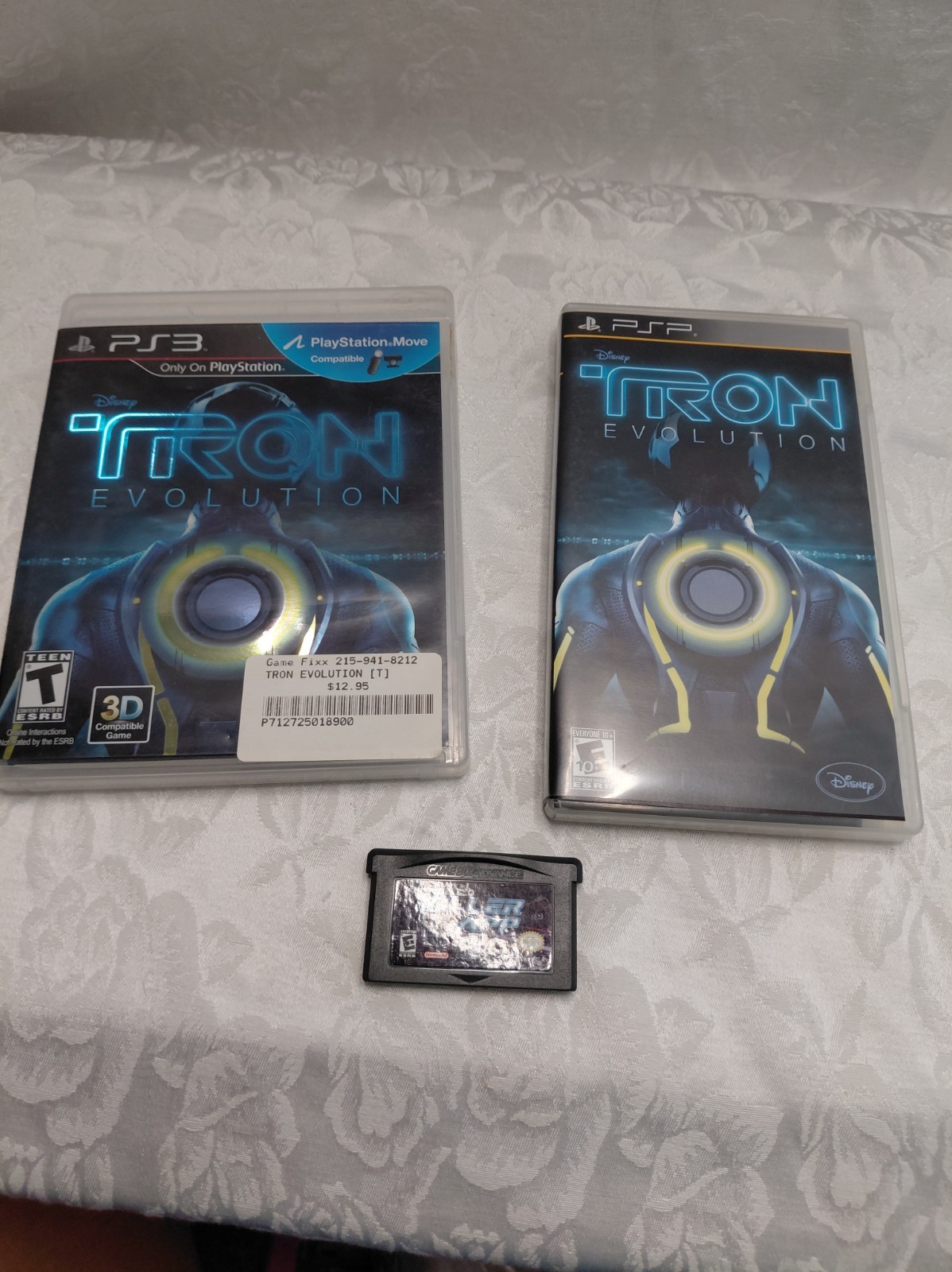 Disney TRON EVOLUTION PS3 PSP Tron 2.0 Killer App GBA Game Boy Advance