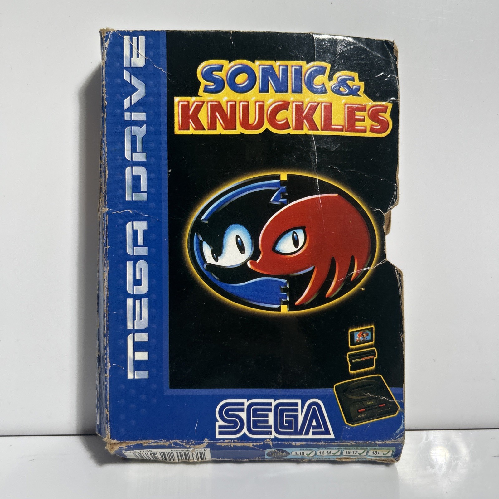 Sonic & Knuckles for SEGA Mega Drive 1994 – Cardboard Sleeve & Game