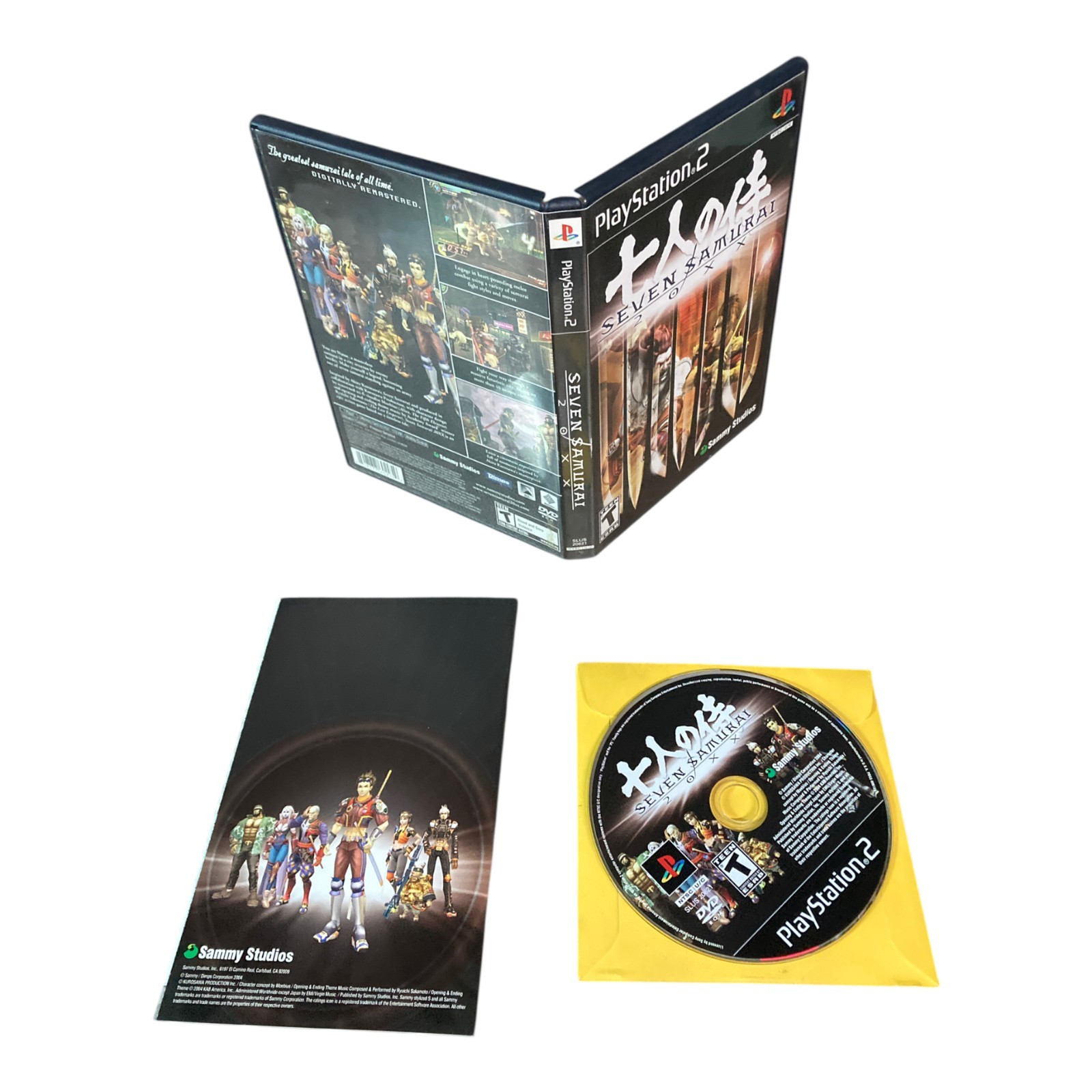 Sony PlayStation 2 PS2 CIB Complete TESTED Seven Samurai 20XX