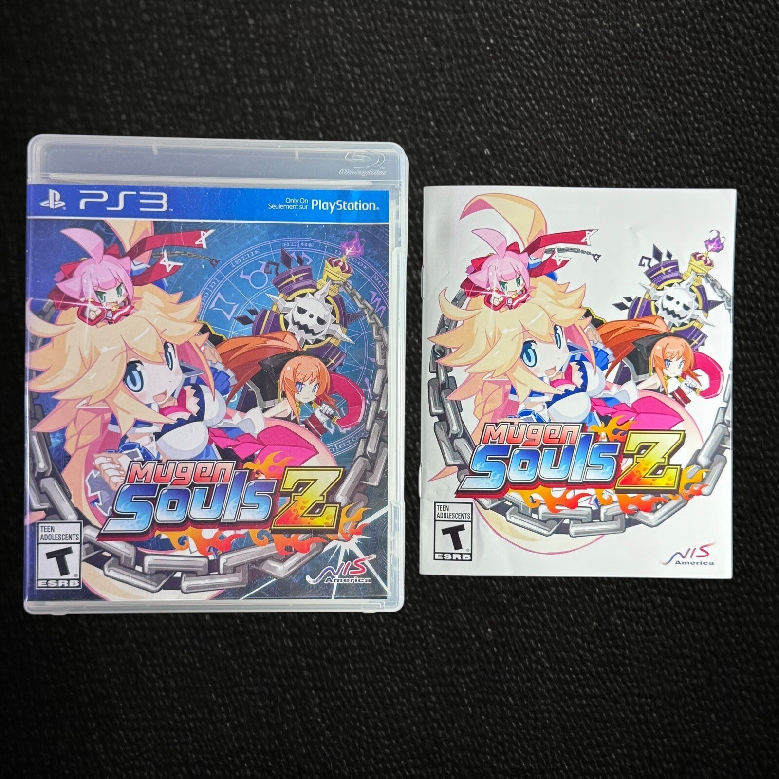 NO GAME Mugen Souls Z (Sony PlayStation 3, 2014) Authentic – Case & Manual Only