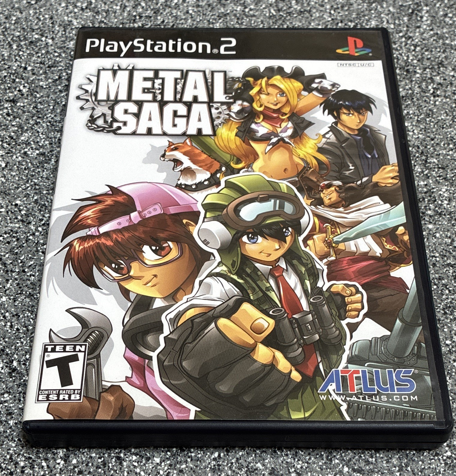 Atlus Metal Saga Sony PlayStation 2 NTSC-U/C (2005) T JRPG Manual Included