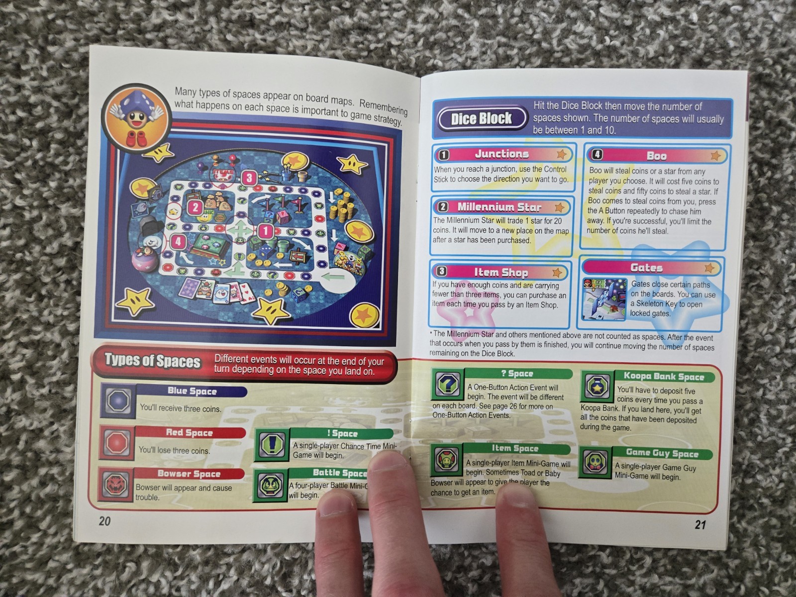 Mario Party 3 (Nintendo 64, 2001) N64 Authentic Cartridge With Manual & Tested