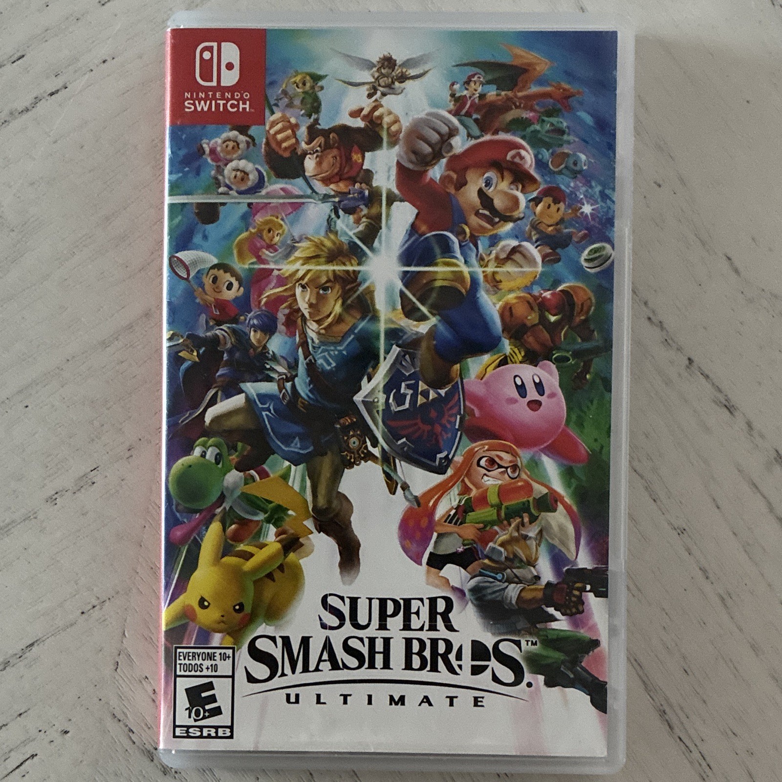Nintendo Super Smash Bros. Ultimate Switch Game Card w/ Case, Multiplayer Online
