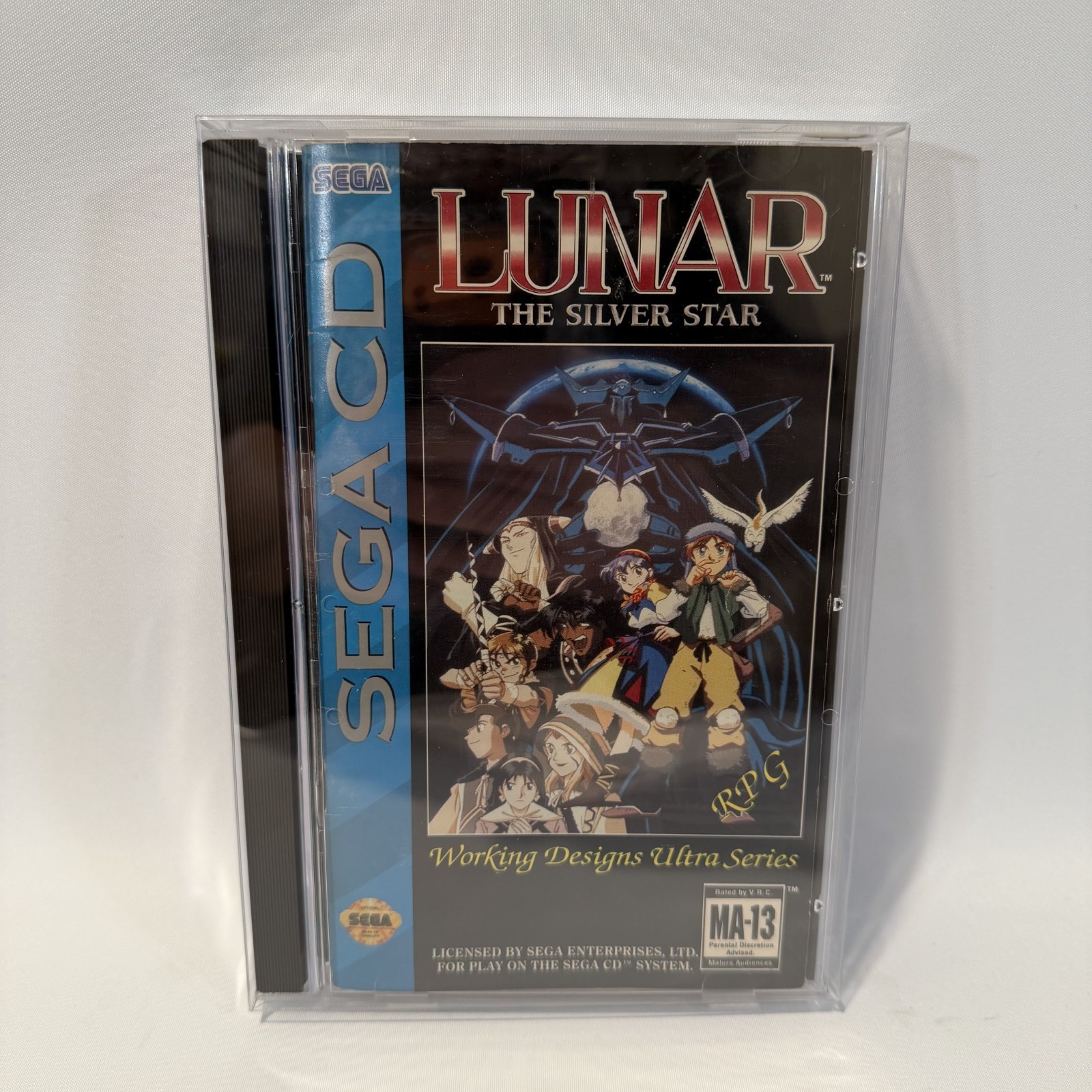 Lunar The Silver Star Sega CD Working Designs RPG Video Game CIB Complete Clean