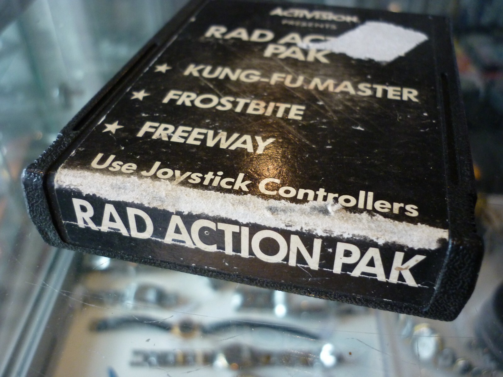 RAD ACTION PAK / ATARI 2600 VIDEO GAME CARTRIDGE / CARTRIDGE ONLY