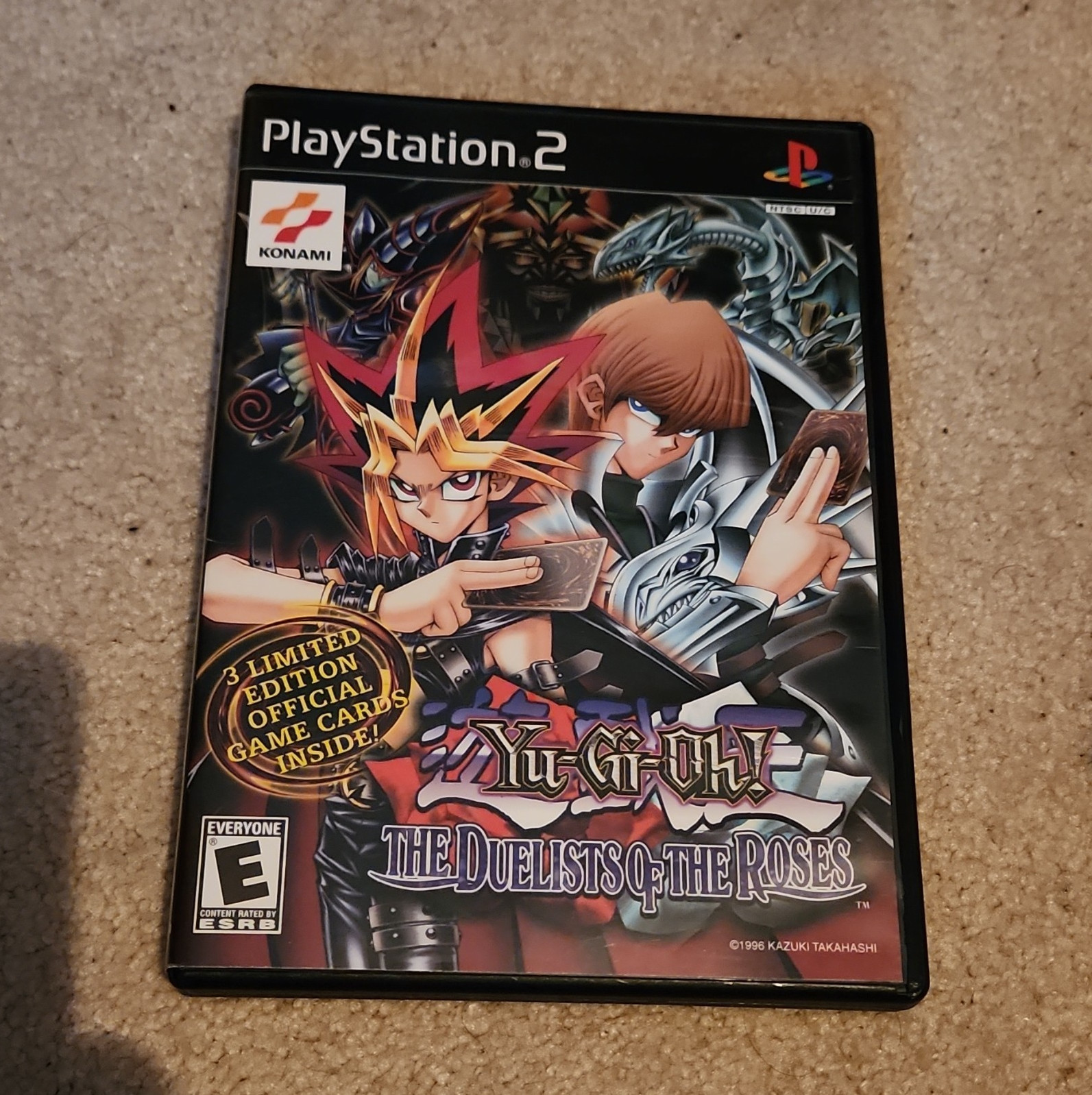 Konami Yu-Gi-Oh! The Duelists of the Roses PS2 Strategy Manual Included E