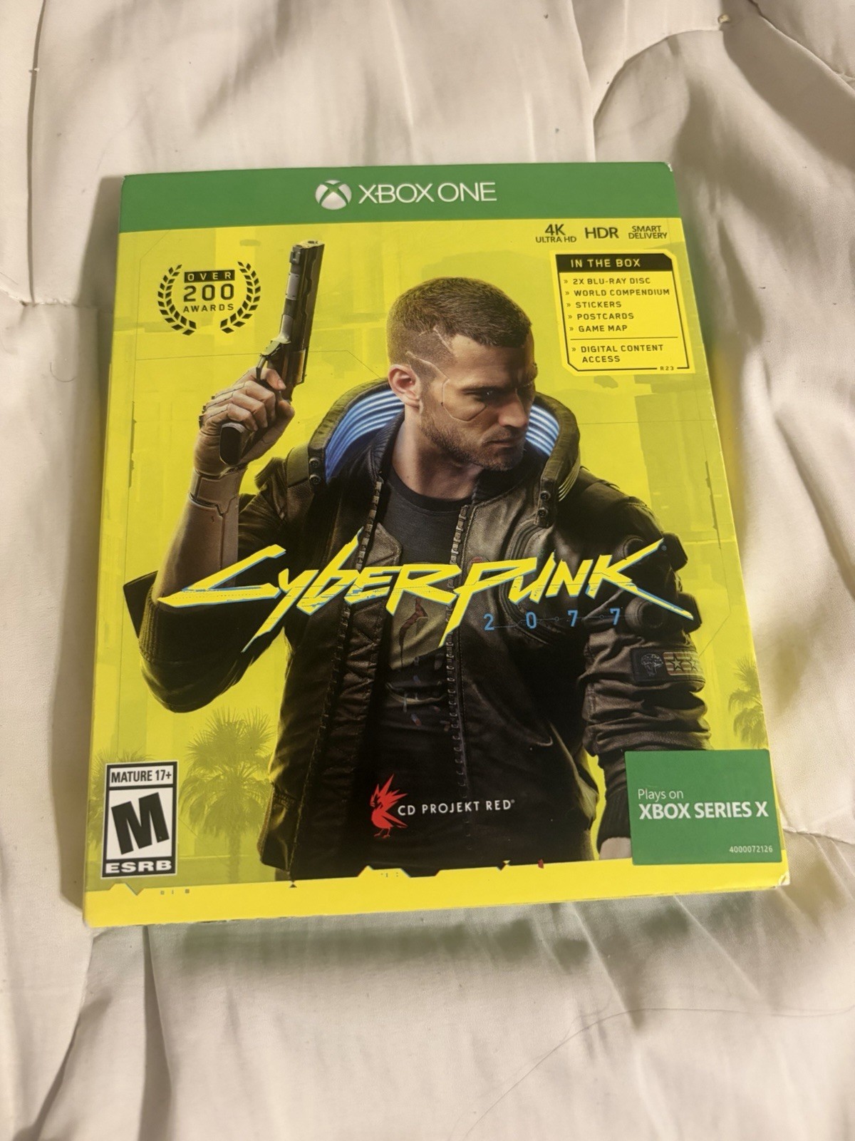 CD Projekt Red Cyberpunk 2077 Xbox One w/ Map, Postcards, Stickers, Extras