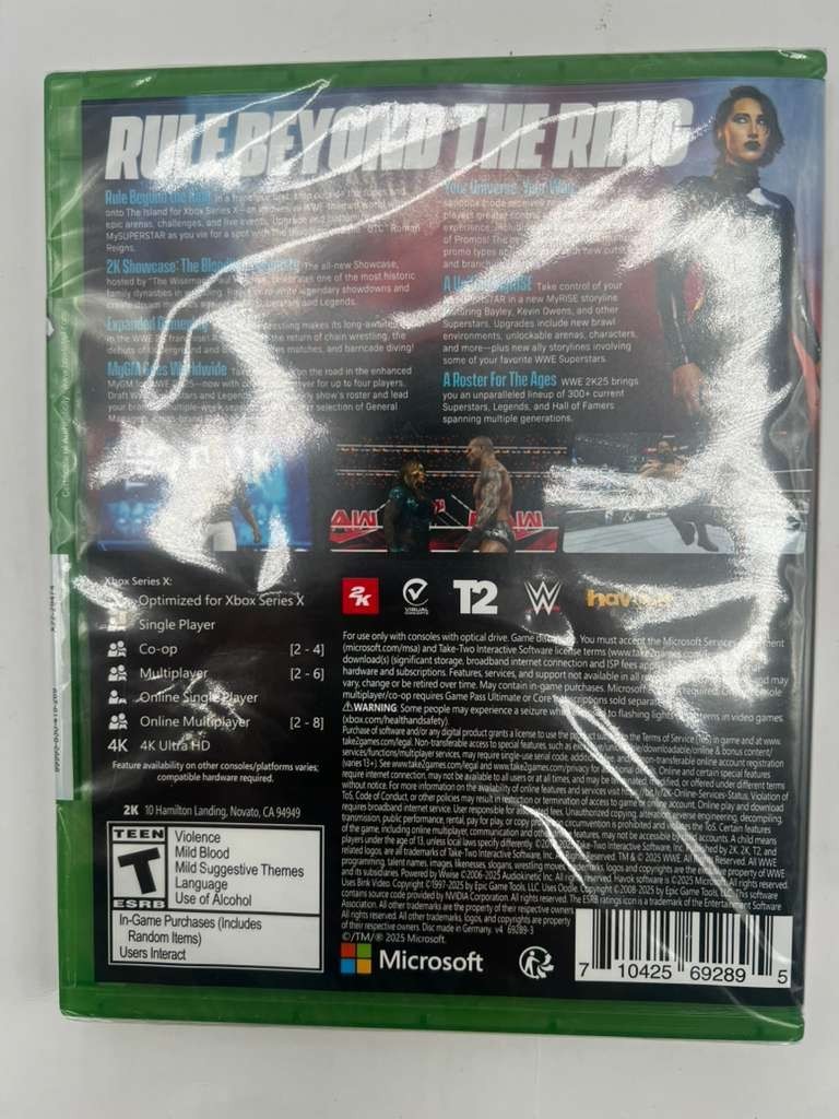 WWE 2K25 Xbox Series X Xbox One Brand New Sealed Wrestling Game 2K