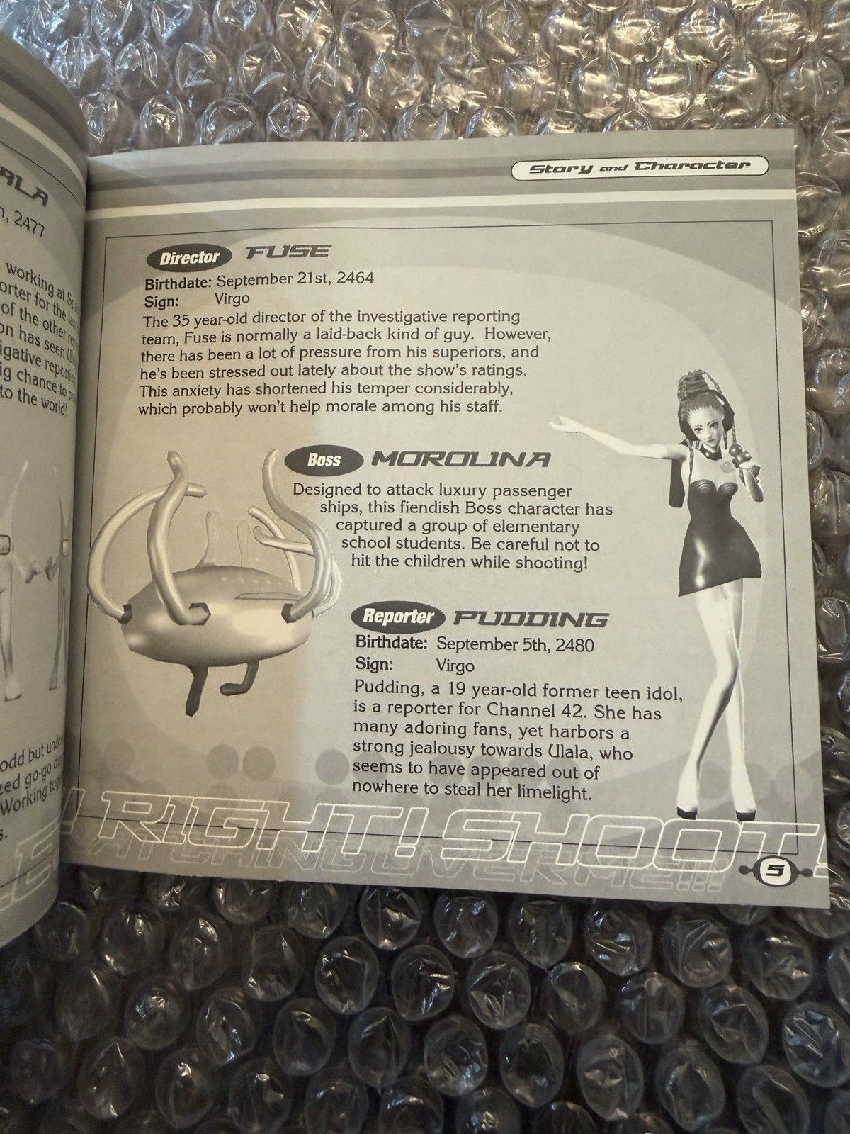 SEGA Space Channel 5 Sega Dreamcast Manual VMU NTSC-U/C T-Teen Dance