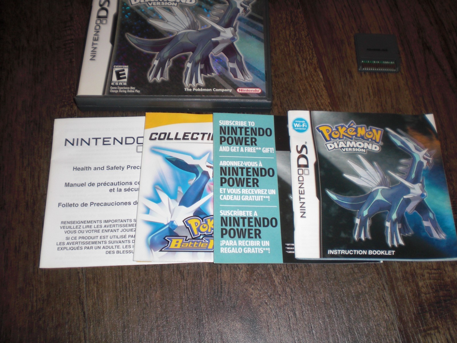 AUTHENTIC Pokemon Diamond Version Game 4 Nintendo DS 3DS XL System COMPLETE CIB