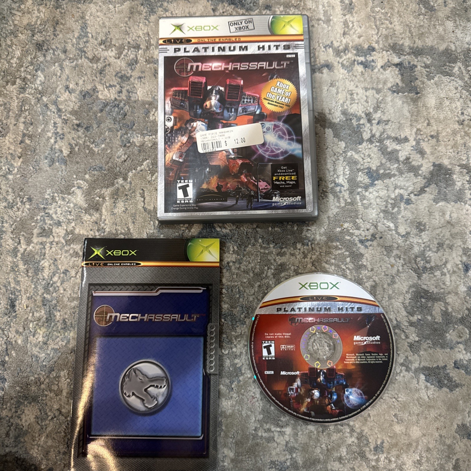 MechAssault (Microsoft Xbox, 2002) Complete