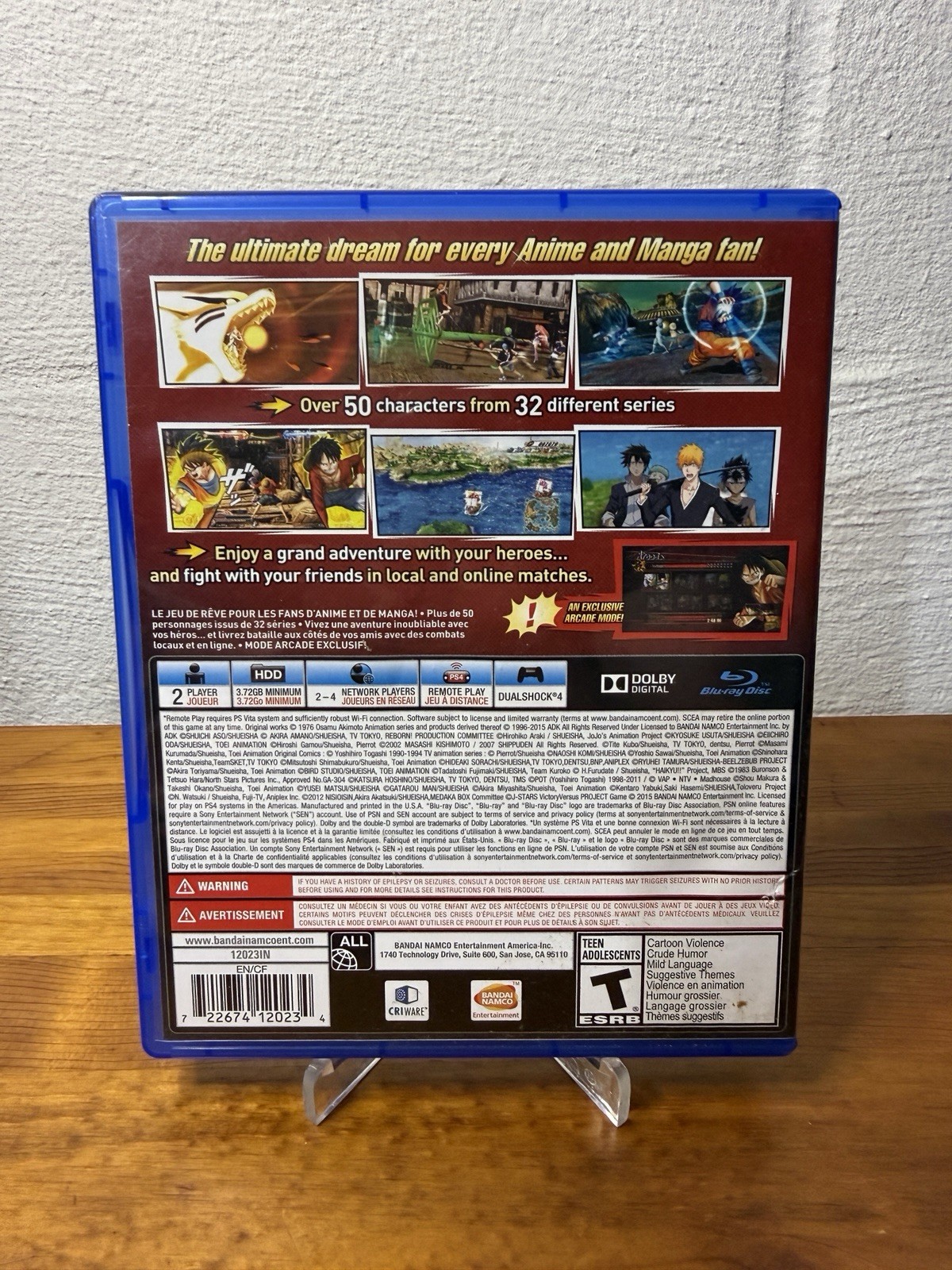 J-Stars Victory Vs+ (Sony PlayStation 4, 2015) CIB