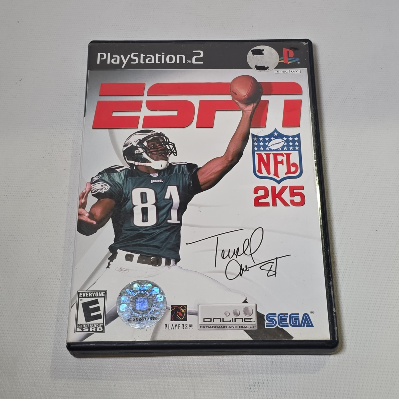 ESPN NFL 2K5 PS2 PlayStation 2 Complete W/ Manual CIB Vintage Video Game 2005