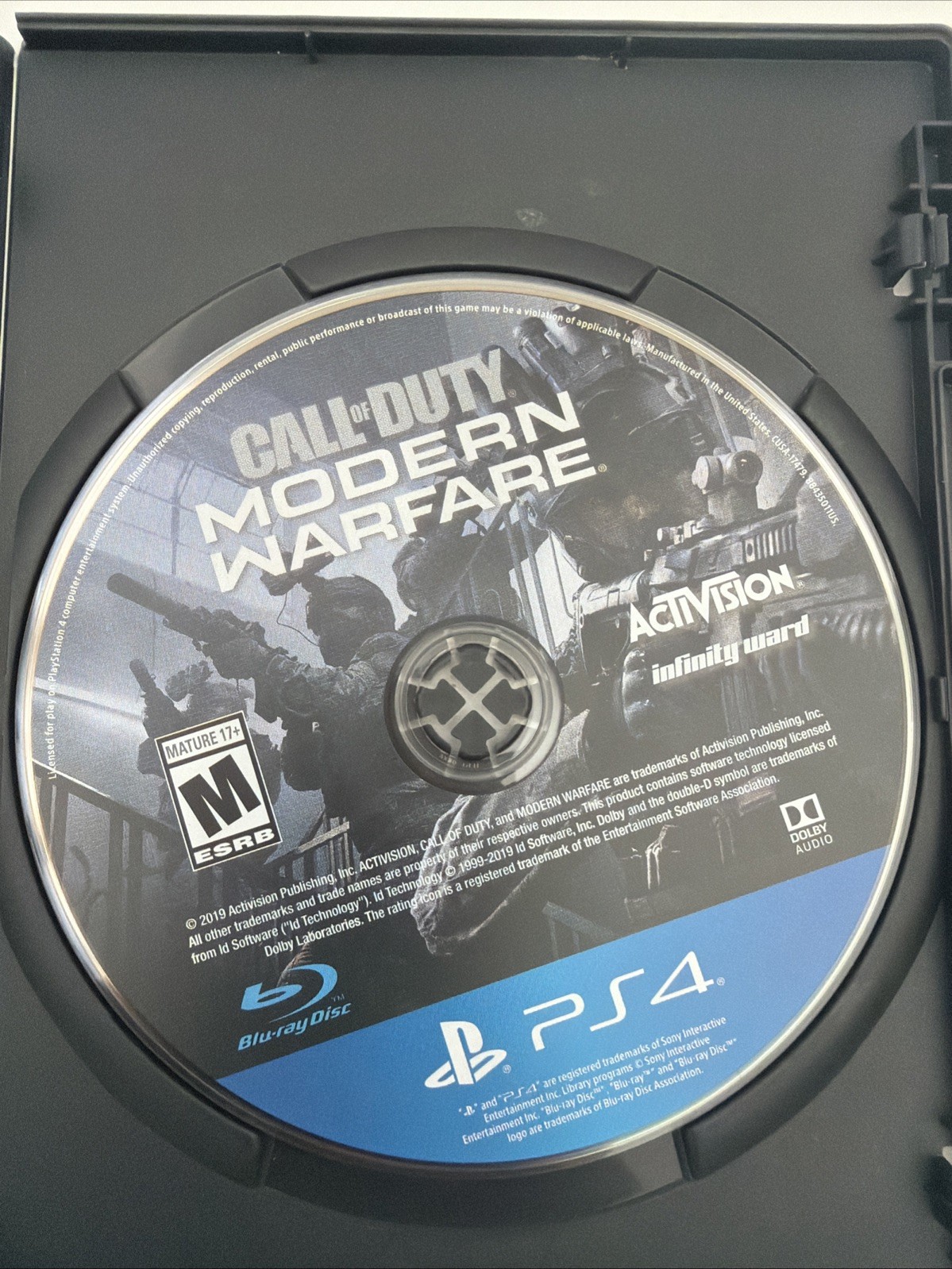 Call of Duty Modern Warfare Sony PlayStation 4 Multiplayer Shooter – DISC ONLY