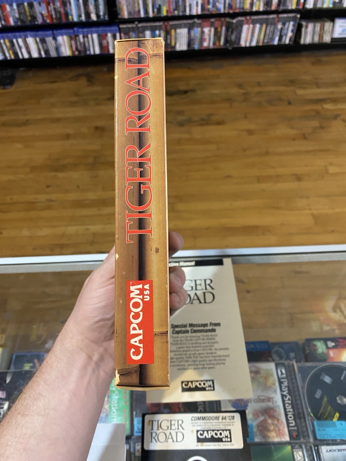 Tiger Road Commodore 64/128 Complete In Box Official