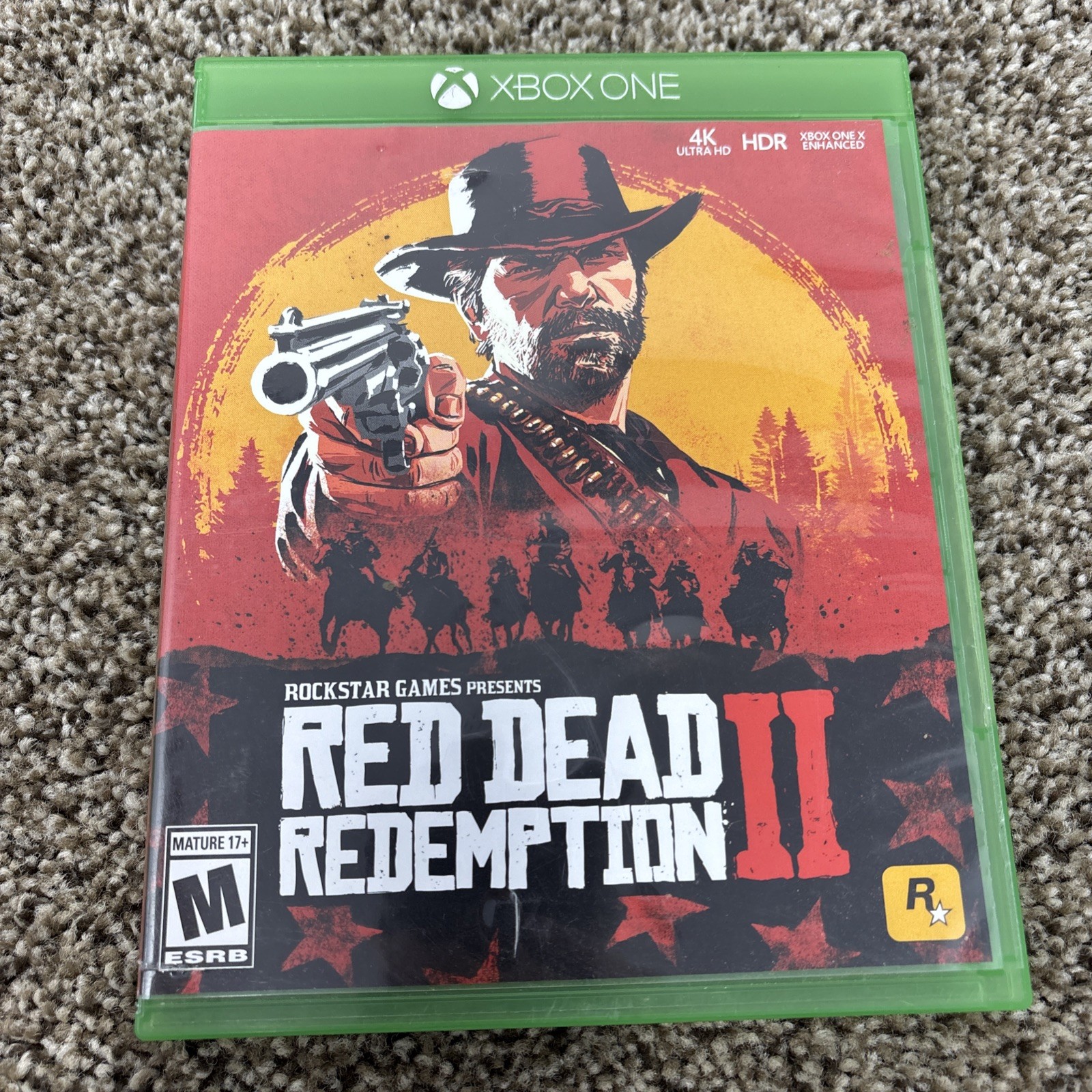 Red Dead Redemption 2 II (Microsoft Xbox One, 2018) 2 Discs w/ Map