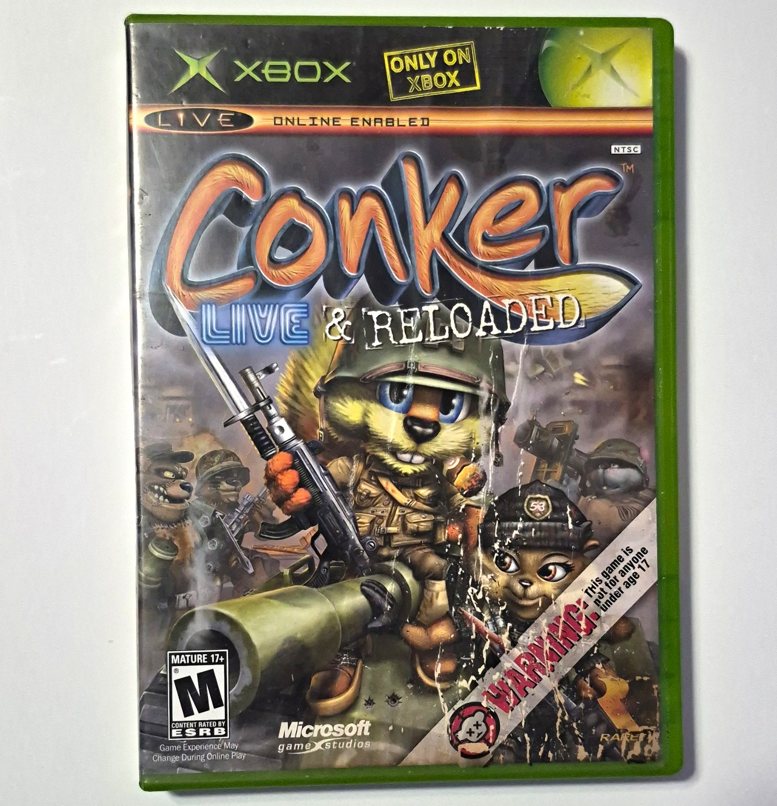 Conker: Live & Reloaded (Microsoft Xbox) Complete Case & Disc NTSC-U/C 2005