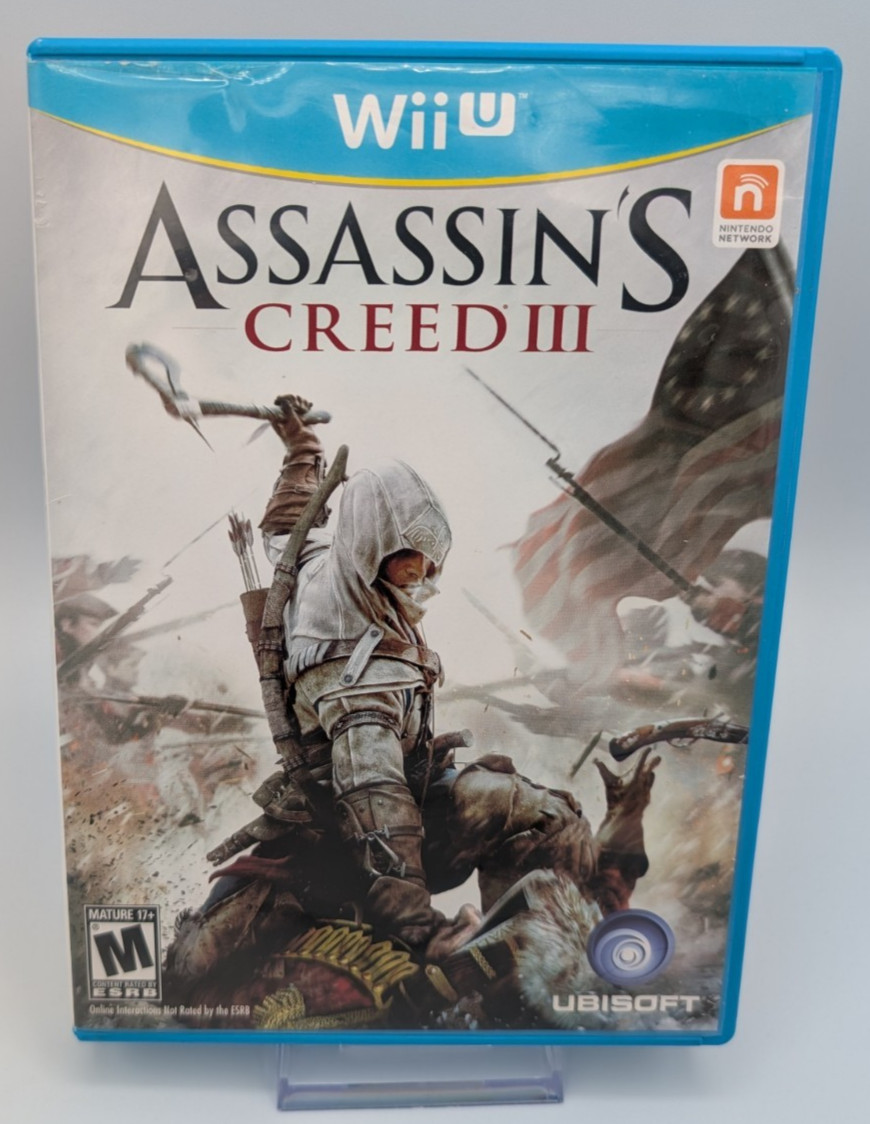 Assassin’s Creed III (Nintendo Wii U, 2012) – CIB Complete – Tested