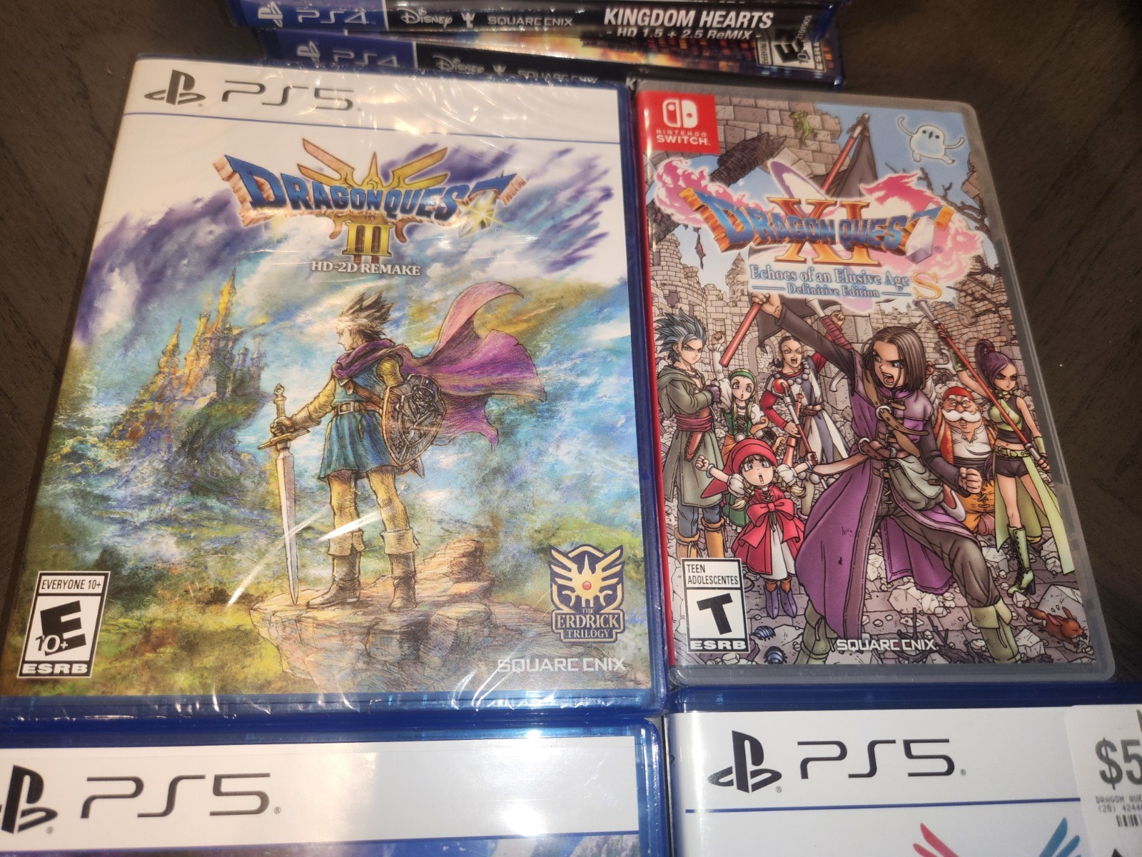 Dragon quest bundle!Sealed switch x1, ps5 DQ 3, MINT Open 1&2 V11, X1 & Heroes