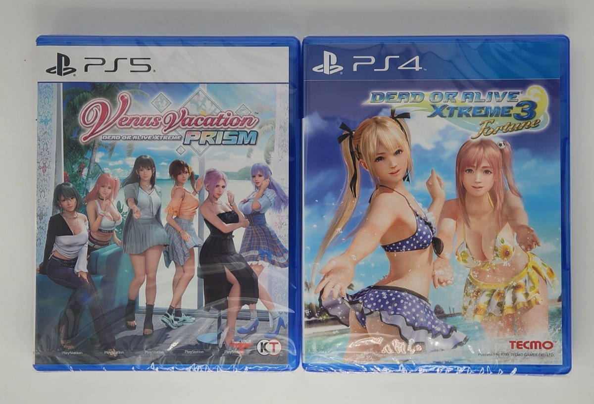 Dead or Alive Xtreme 3 Fortune (PS4) + Venus Vacation Prism (PS5) Bundle NEW