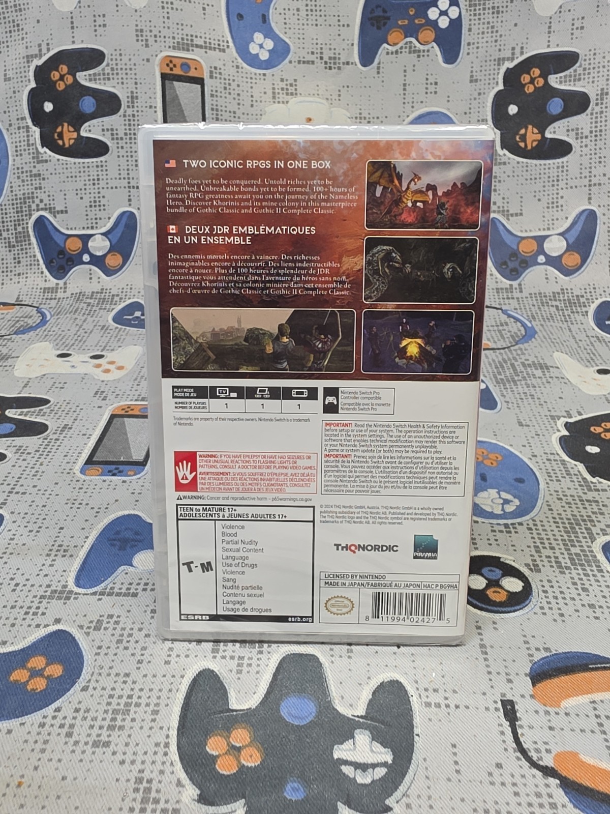 Gothic Classic Khorinis Saga 1 + 2 I II (Nintendo Switch) NEW SEALED