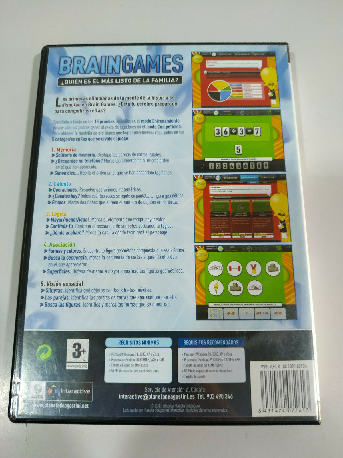 Braingames – Game for PC CD-Rom Spain Edition – 3T