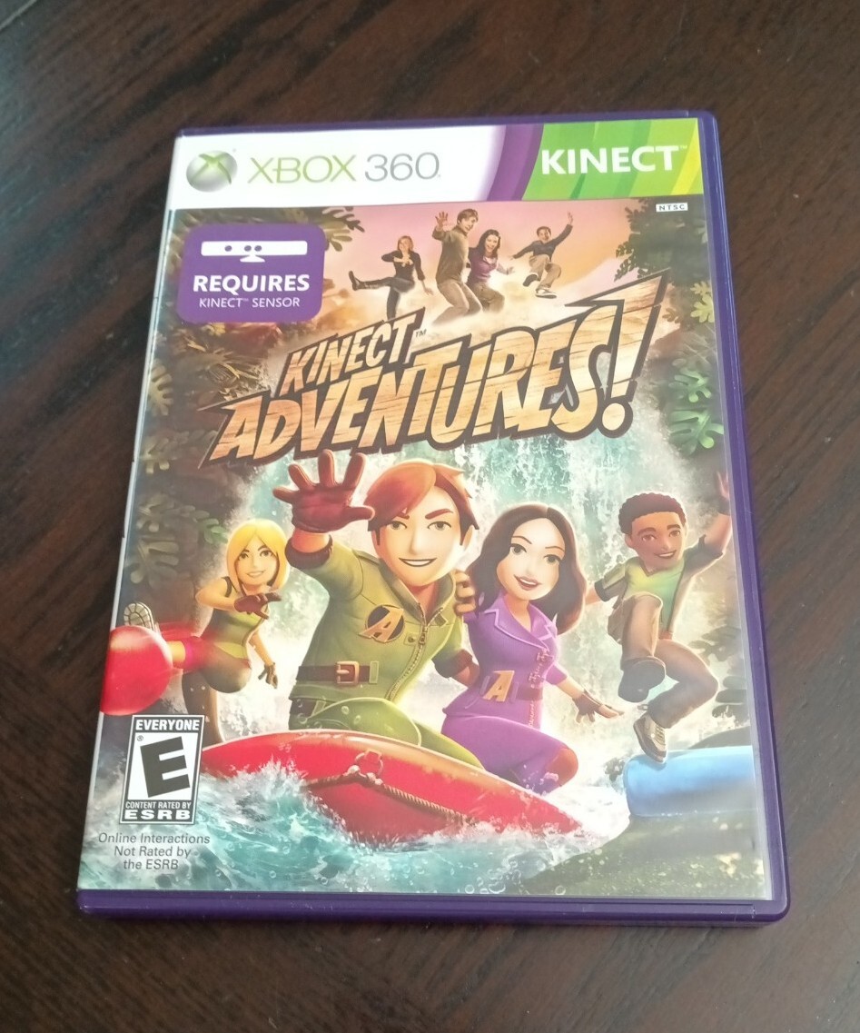 Kinect Adventures (Microsoft Xbox 360, 2010) Tested Complete Nice Fast Shipping