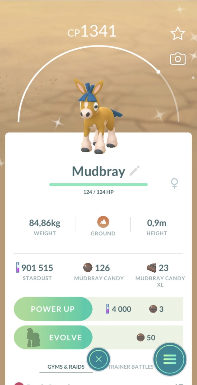 Pokémon🔄Trade🔄Go Shiny Mudbray ✨