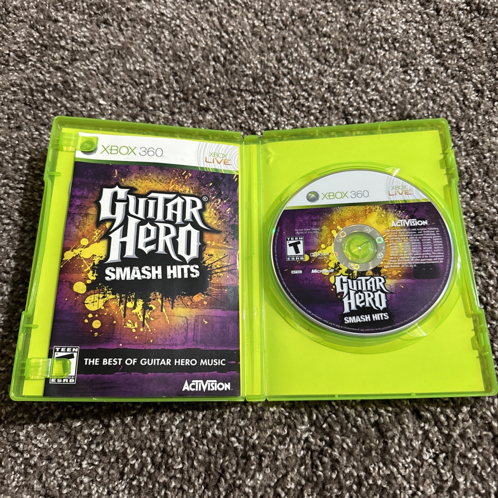 Guitar Hero: Smash Hits (Microsoft Xbox 360, 2009)