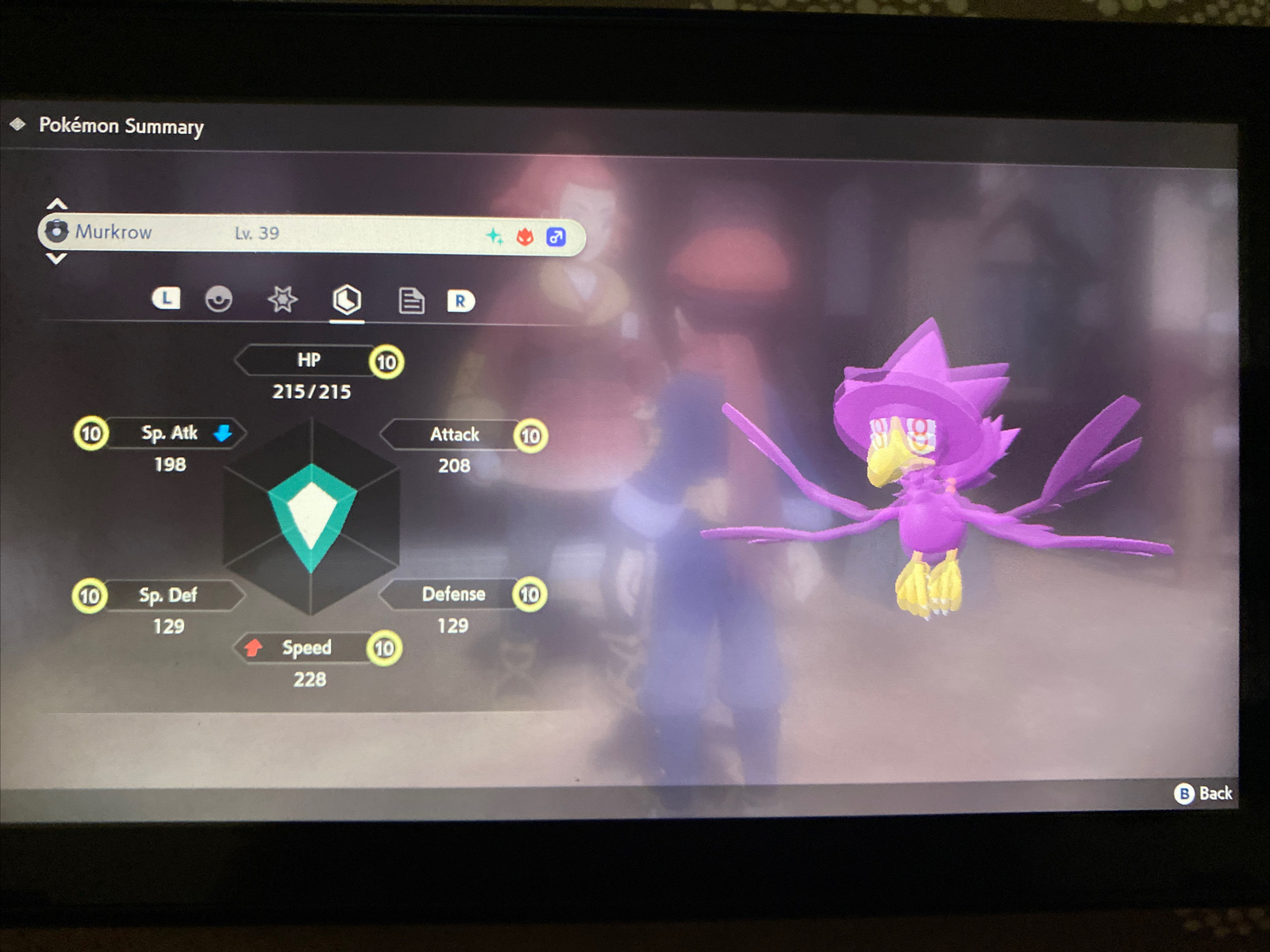 Pokemon Legends Arceus Shiny Murkrow Alpha Max Effort Fast Delivery