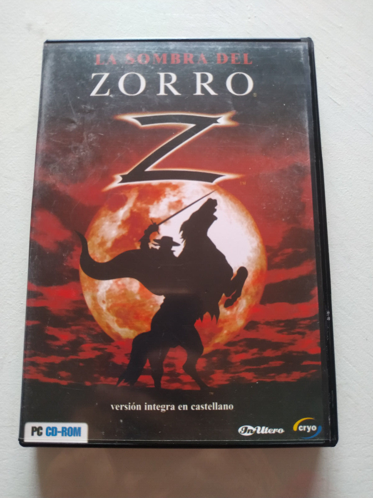 The Shadow of the Zorro Cryo – Game for PC CD-Rom Spain Edition