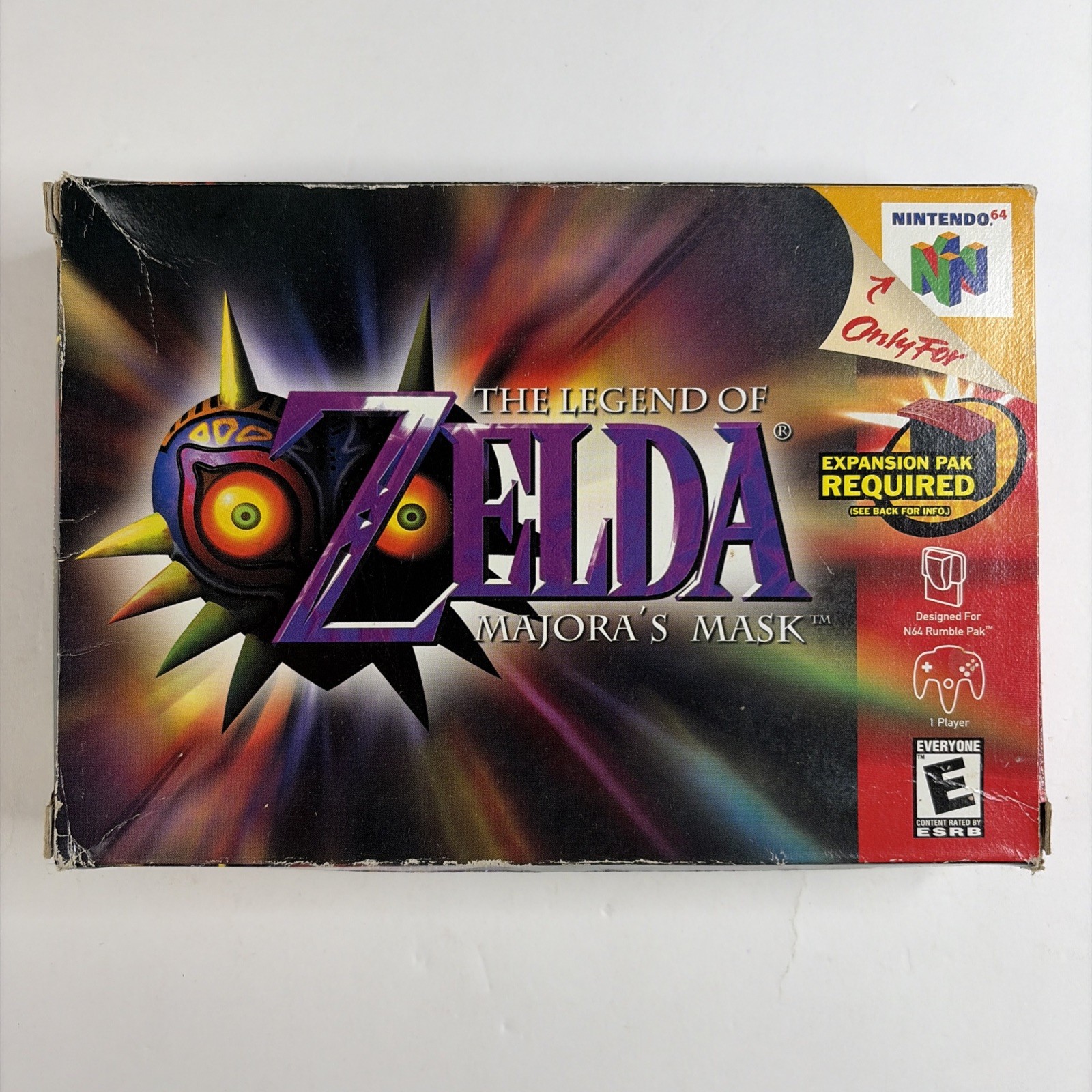 Legend of Zelda: Majora’s Mask Nintendo 64 N64 Gold Cart Edition In Box RARE