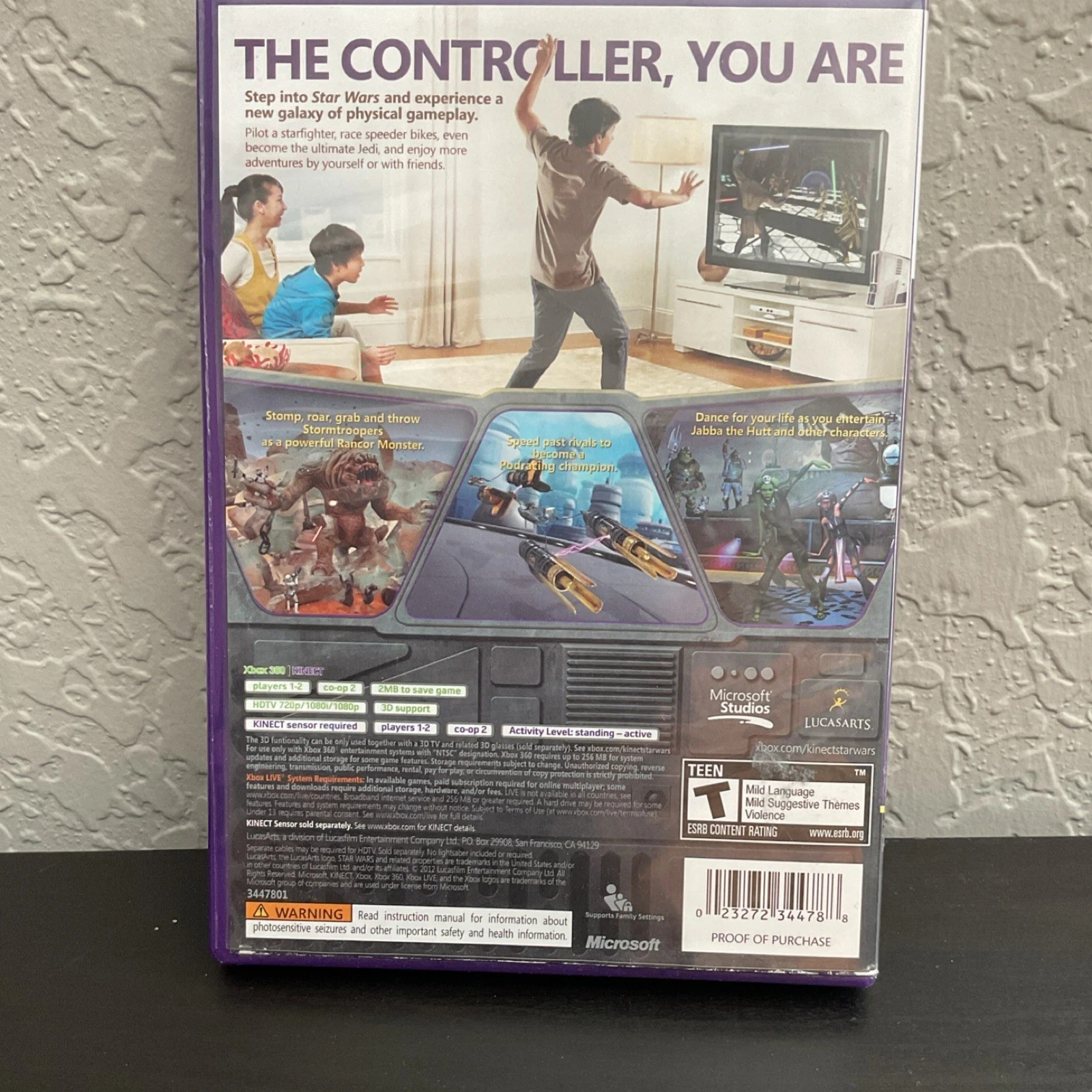 Kinect Star Wars Xbox 360 Video Game