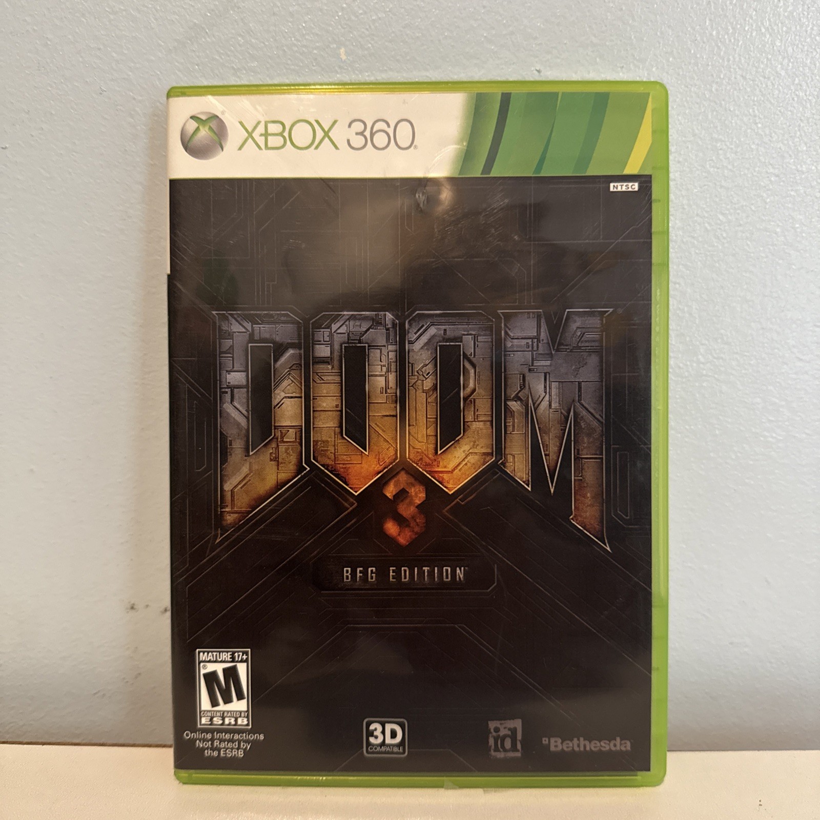 Doom 3 BFG Edition (Microsoft Xbox 360, 2012) CIB Complete w/ Manual – TESTED