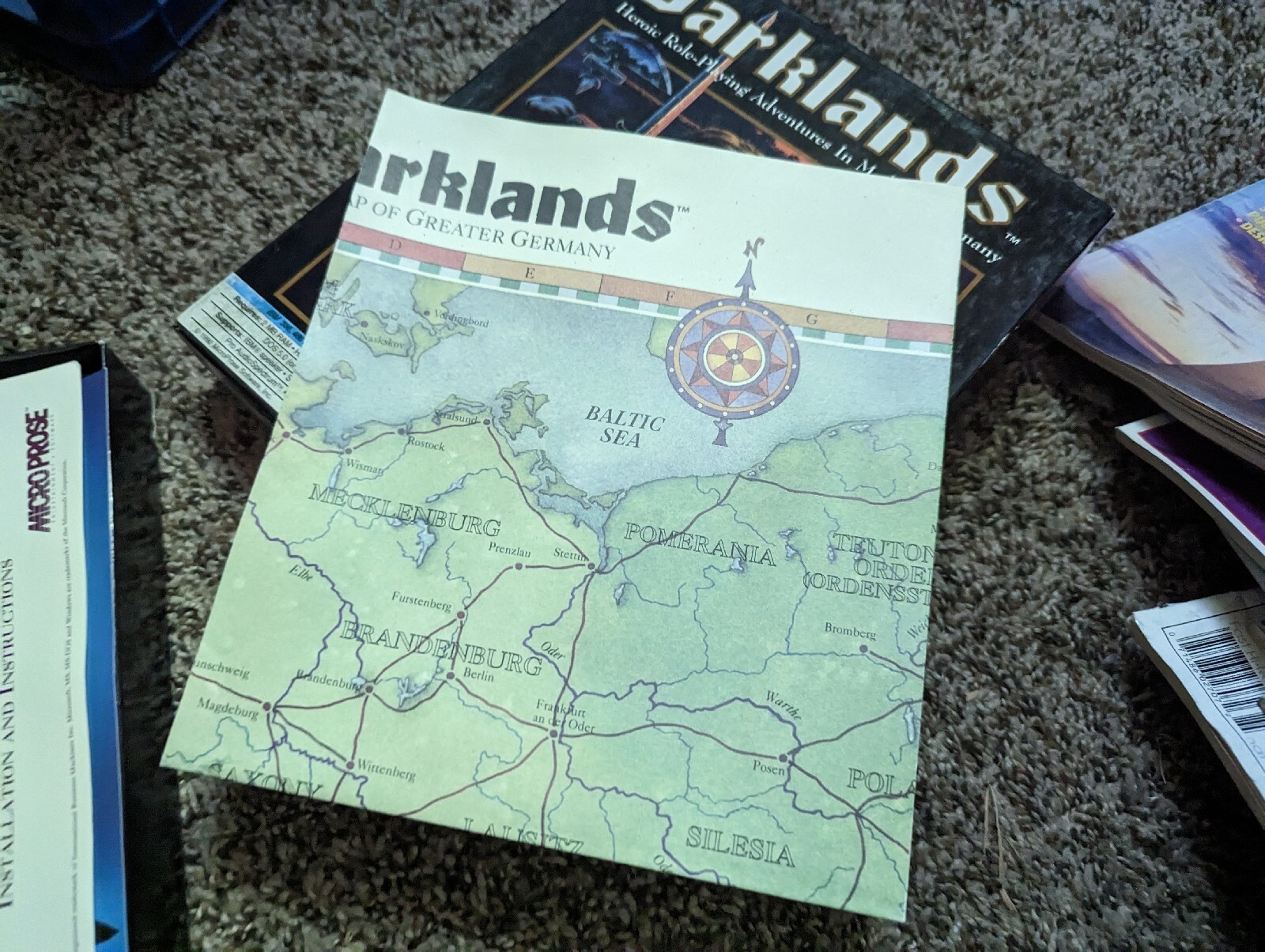 Darklands Microprose Classic RPG IBM 1992 PC Medieval Role Playing Big Box Game