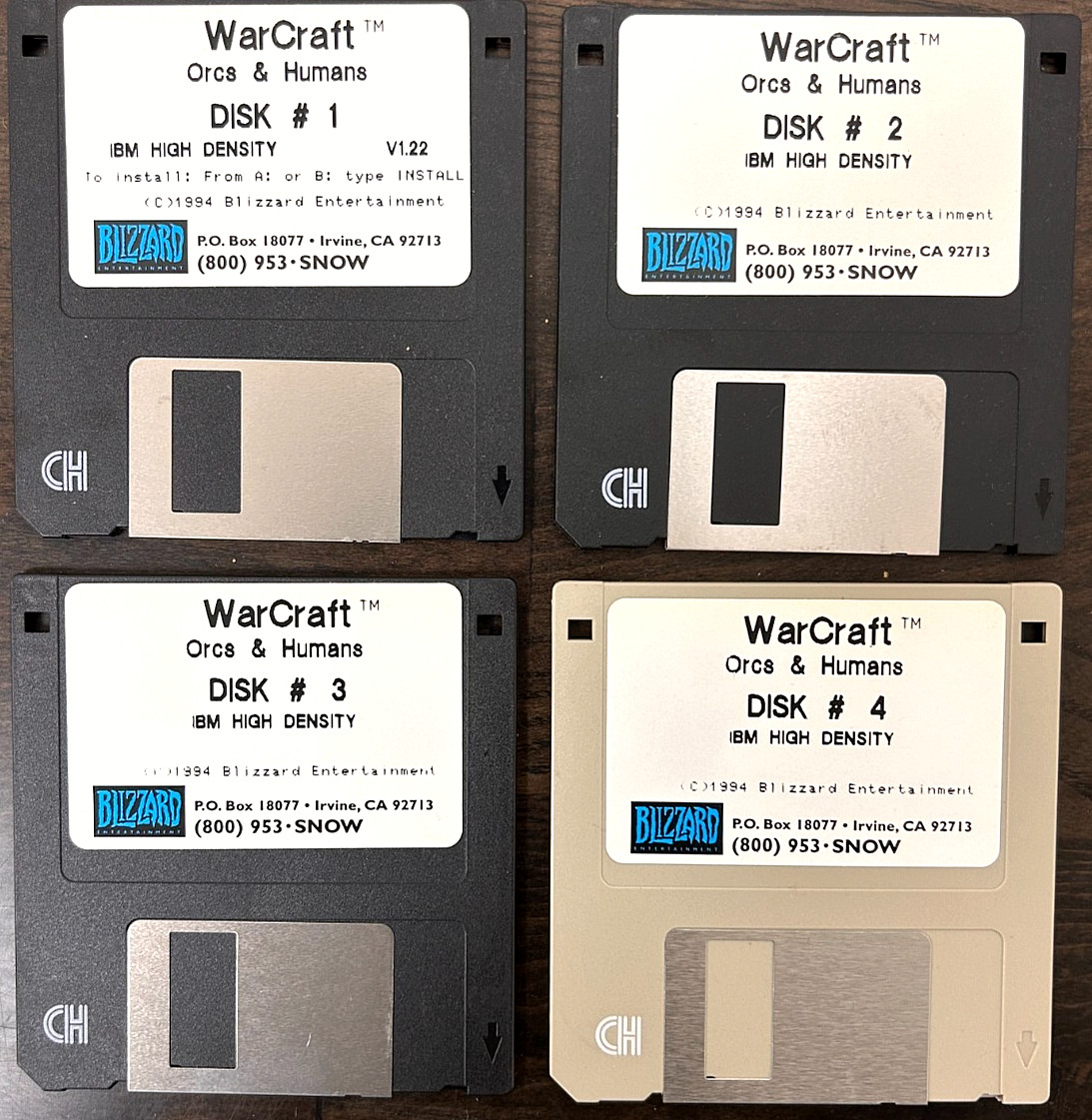 Blizzard – Warcraft: Orcs & Humans PC Game Set On ORIGINAL 3.5 Floppy – RARE!