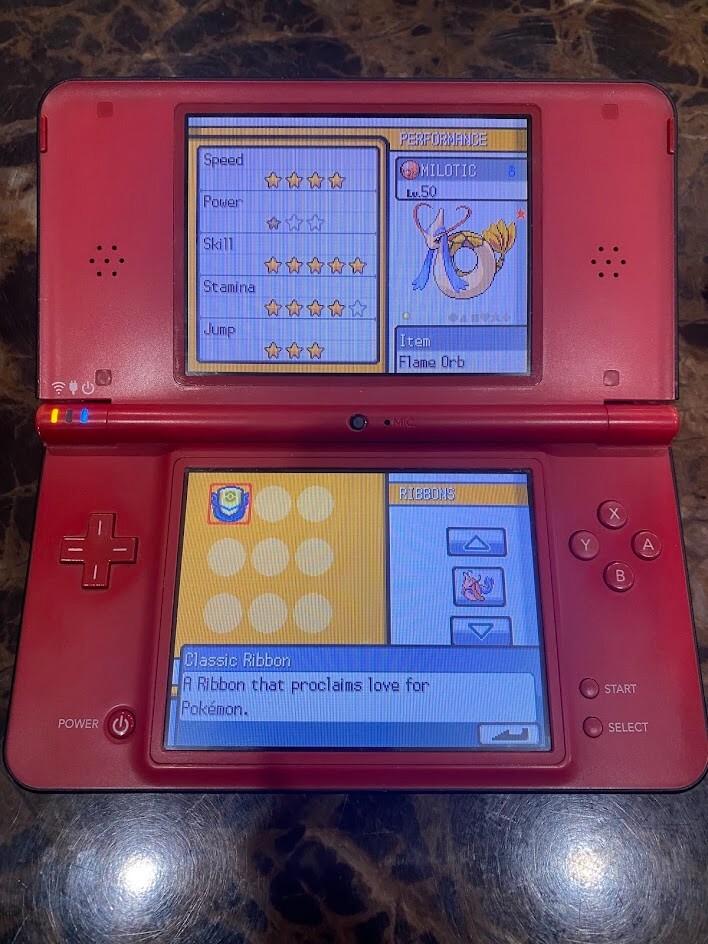 Pokemon Authentic VGC 2009 Shiny Milotic Distribution Service for DPP & HGSS