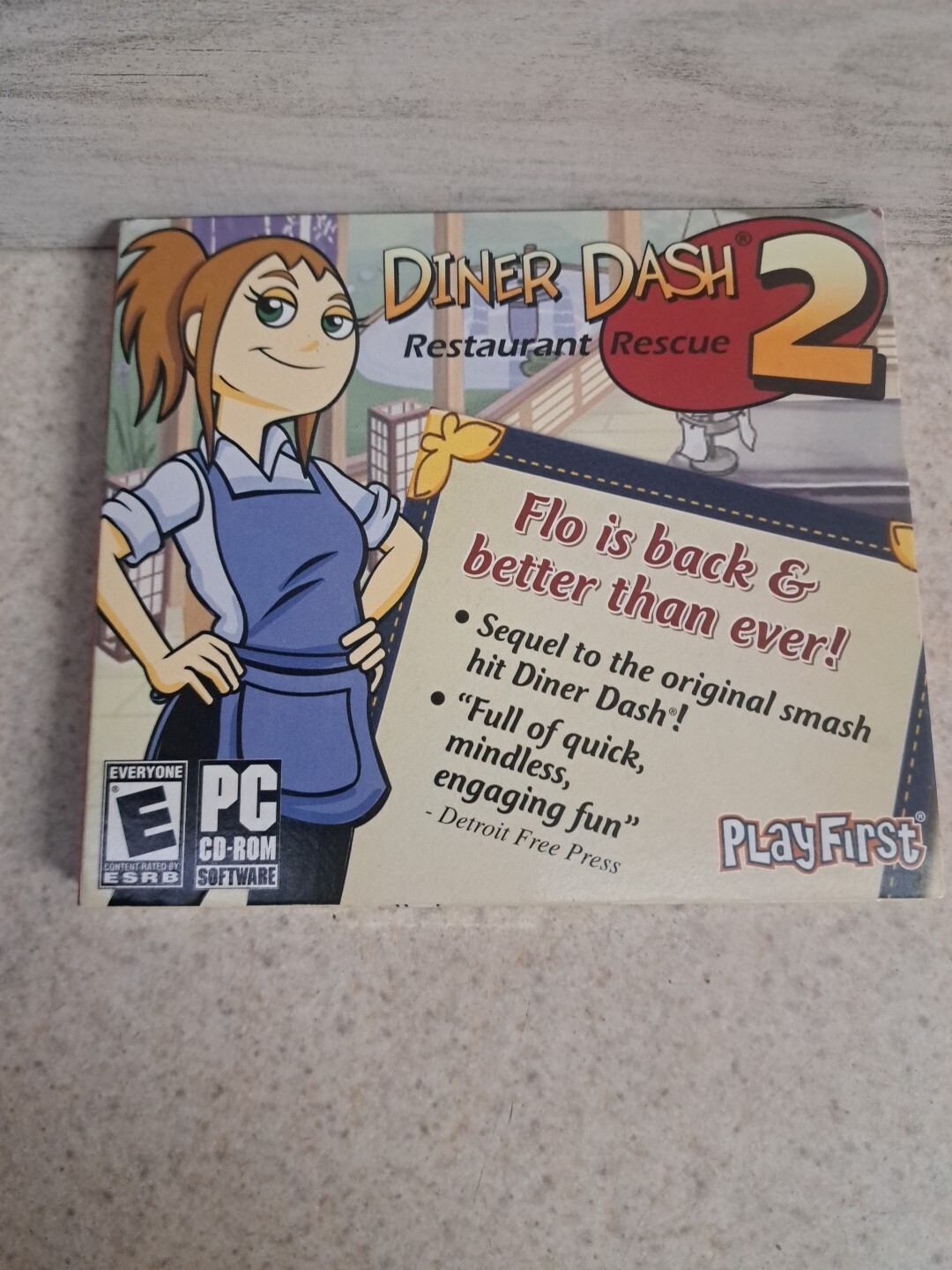 Game Diner Dash 2 Restaurant Rescue PlayFirst Software. Flo Is Back. PC CD-ROM