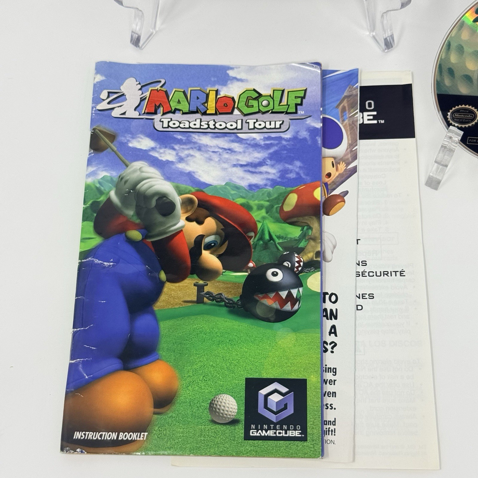 Mario Golf Toadstool Tour GameCube Complete CIB Tested