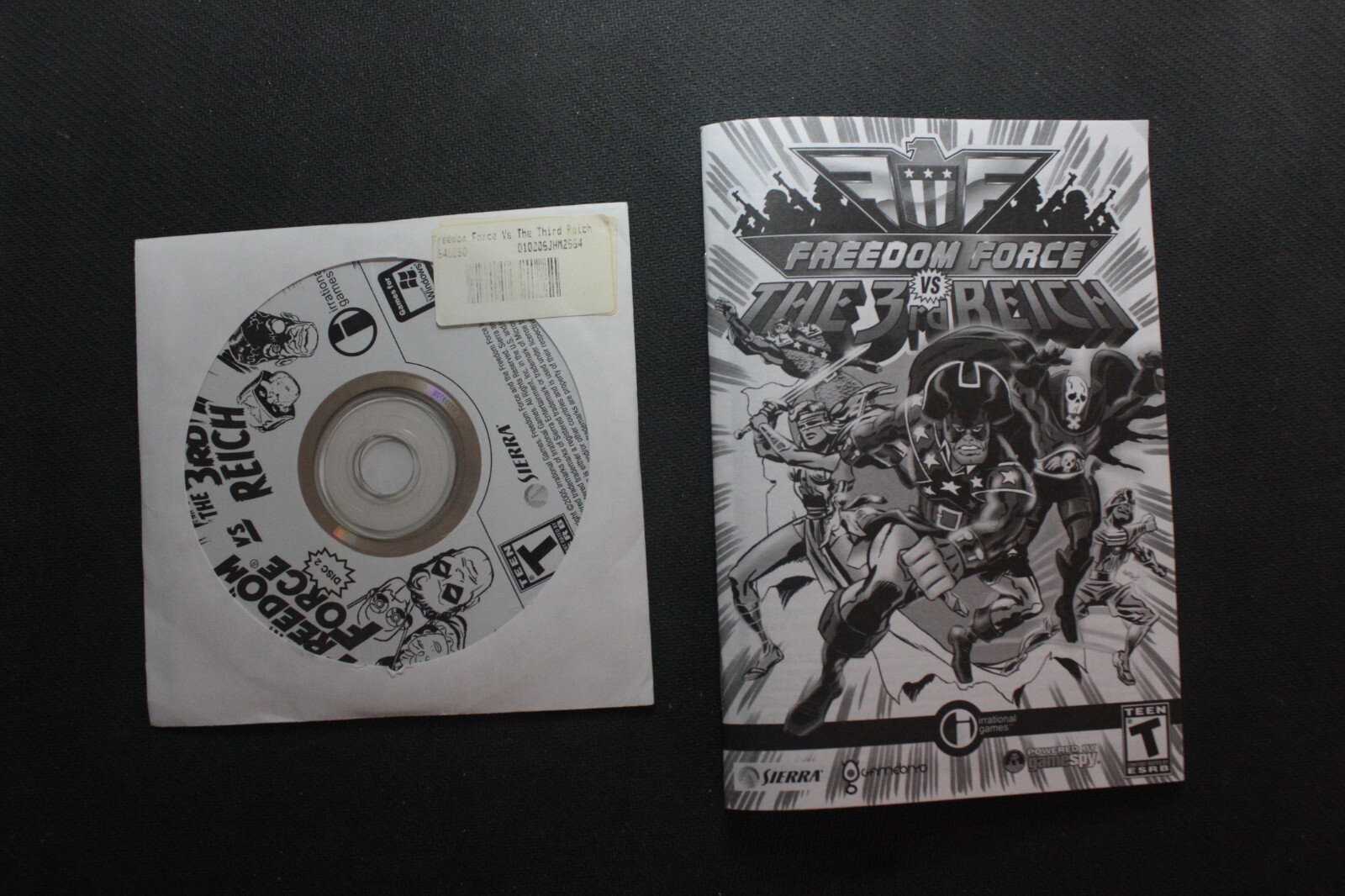 IBM PC Freedom Force & FF vs. the Third Reich with boxes & Bonus Character disk