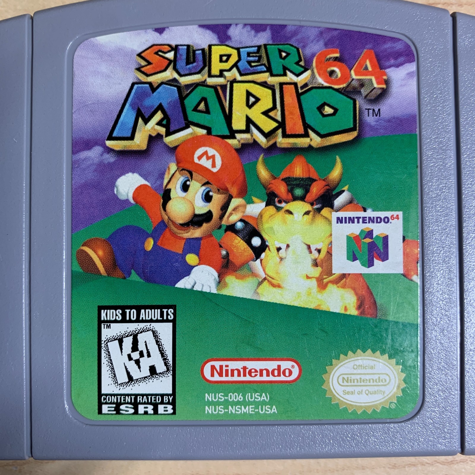Super Mario 64 N64 Authentic OEM Tested Minty Clean Working Cart Nintendo