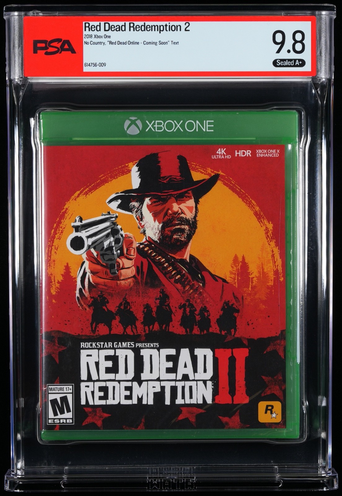 Red Dead Redemption 2 (Xbox One) PSA 9.8 A+ Graded 1st Print