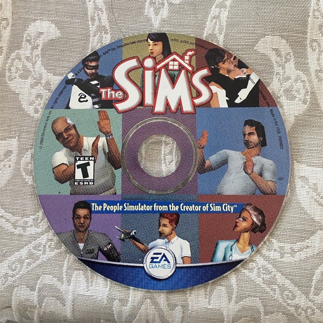 The Sims PC EA Games Simulation The Sims Series T-Teen Disc Only