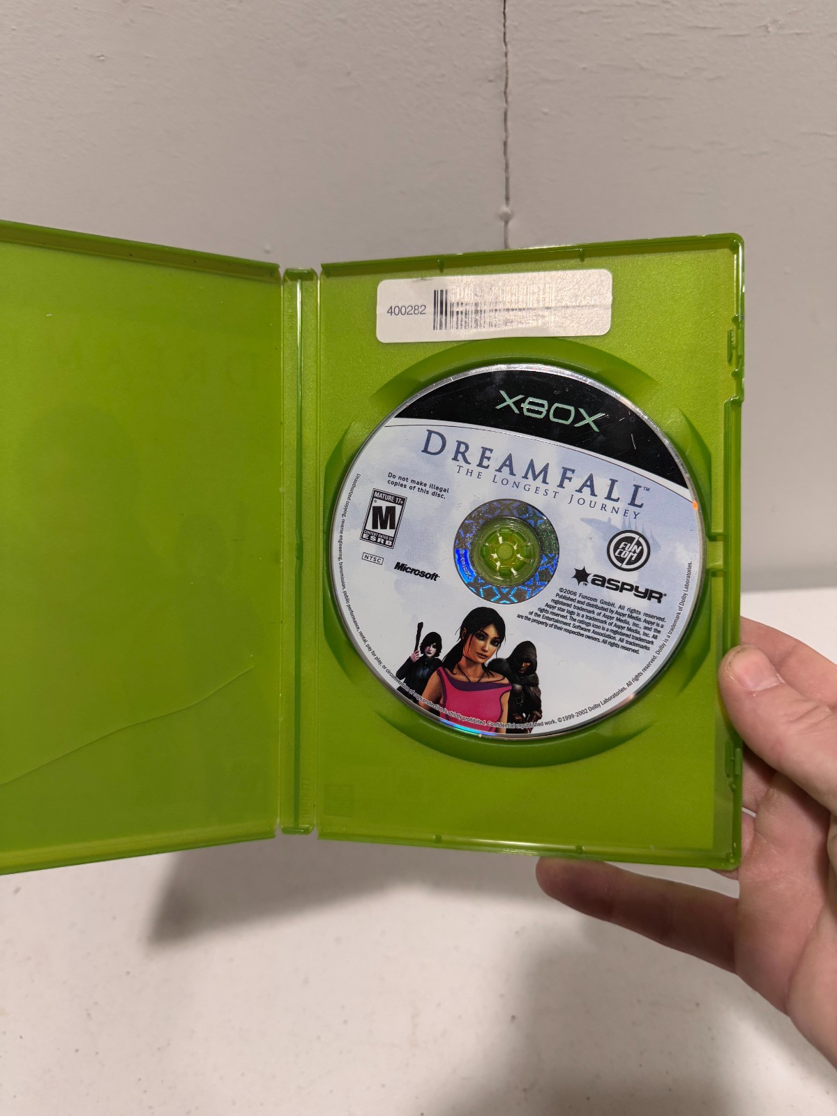 Dreamfall: The Longest Journey (Microsoft Xbox, 2006) Original Case & Disc 4A