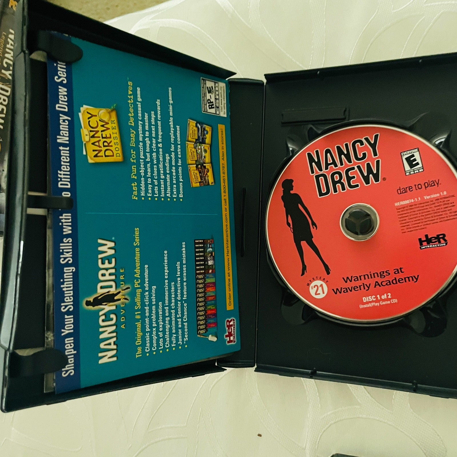 13 Pc Nancy Drew PC Game Lot HER Interactive White Wolf To Ghost Thornton Hall